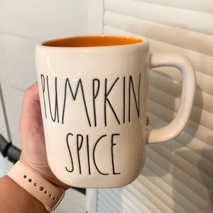 Rae Dunn | Pumpkin Spice Mug Orange Inside